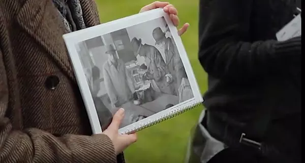 Studierende drehen Film über die Gedenkstättenarbeit Studierende drehen Film über die Gedenkstättenarbeit